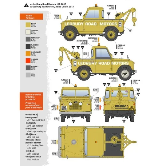 Land Rover 88 Series IIA -Crane / Tow Truck 1/35 - AK Interactive A...