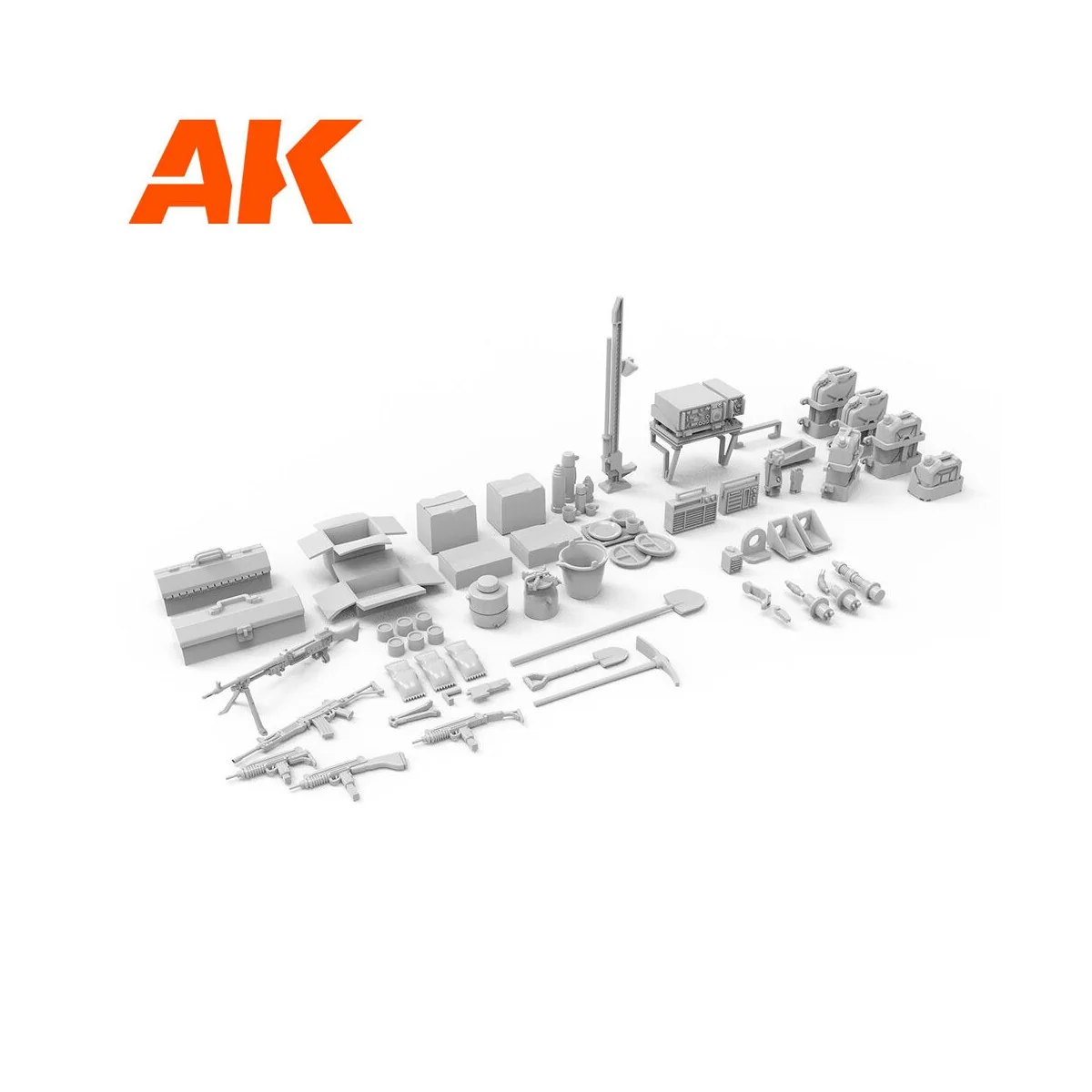 IDF Accessories.1/35 - AK Interactive AK35006