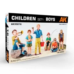 Children SET 1: Boys 1/35 - AK Interactive AK35016