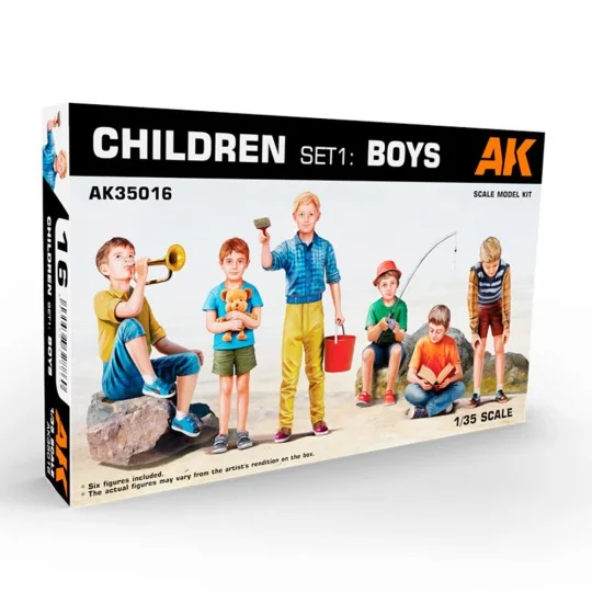 Children SET 1: Boys, 1/35 - AK Interactive AK35016