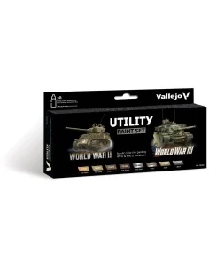 Model Color: Utility Paint Set WWII & WWIII 18 ml - Vallejo 70201
