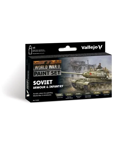 Model Color: Soviet Armour & Infantry 18 ml - Vallejo 70202