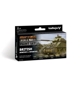 Model Color: British Armour & Infantry 18 ml - Vallejo 70204