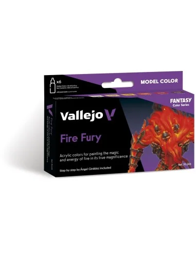 [NO_DESC] Model Color: Fire Fury by Angel Giraldez 18 ml - Vallejo ...
