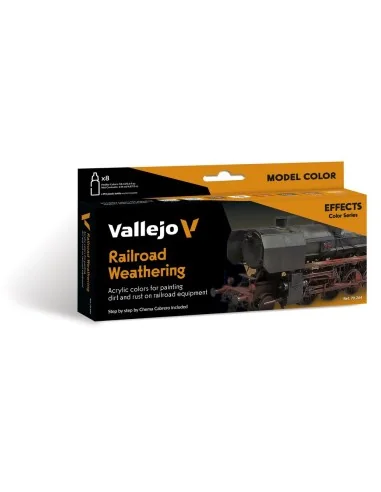 Model Color: Railroad Weathering by Chema Cabrero 18 ml - Vallejo 7...