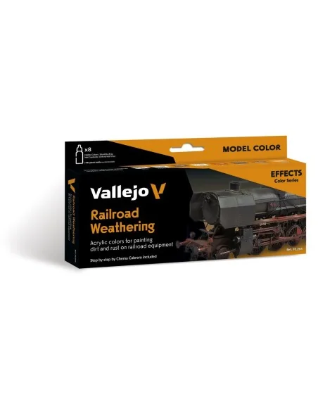 Model Color: Railroad Weathering by Chema Cabrero 18 ml - Vallejo 7...