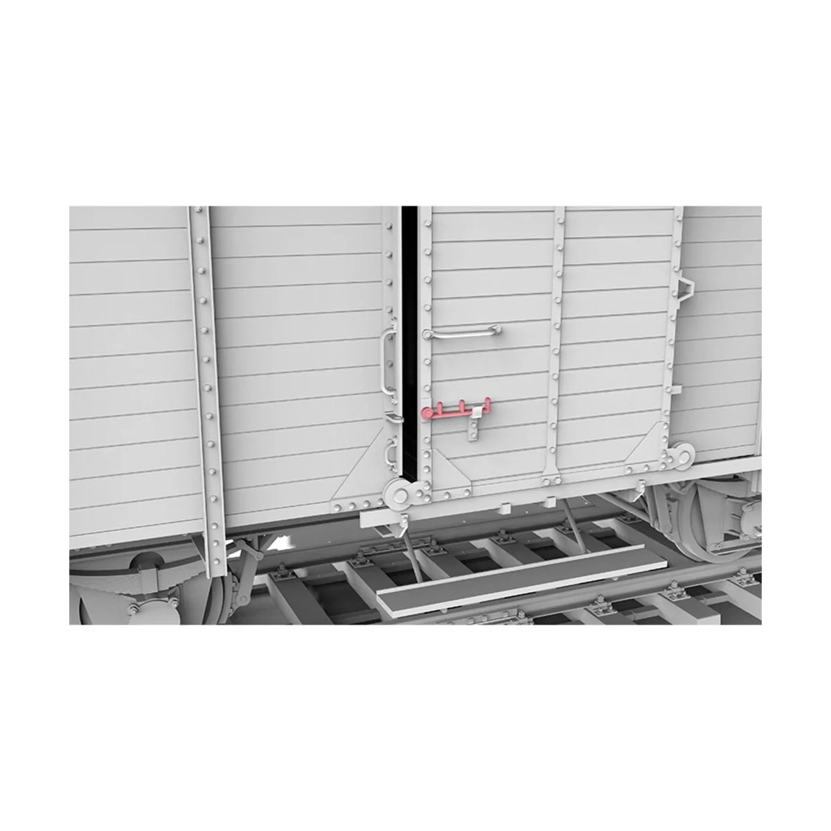 GERMAN RAILWAY COVERED G10 WAGON GEDECKTER GÜTERWAGEN G10 1/35 - AK...