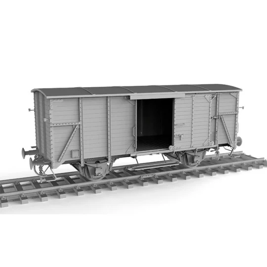 GERMAN RAILWAY COVERED G10 WAGON GEDECKTER GÜTERWAGEN G10 1/35 - AK...