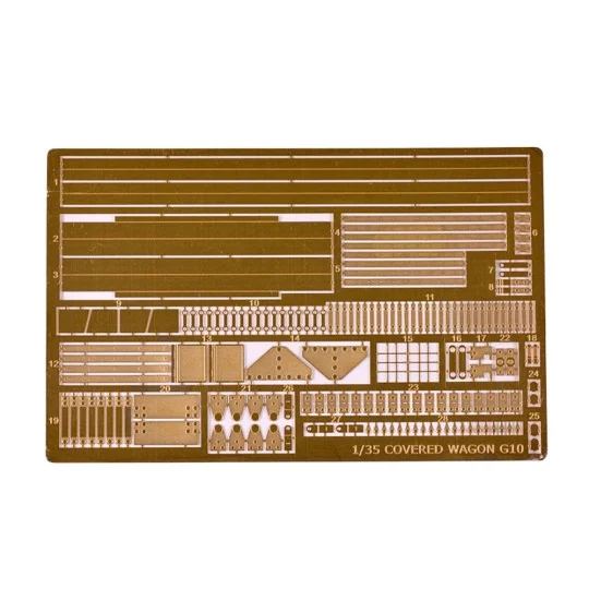 GERMAN RAILWAY COVERED G10 WAGON GEDECKTER GÜTERWAGEN G10, 1/35 - A...