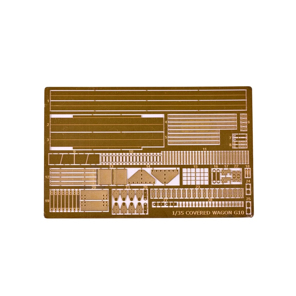 GERMAN RAILWAY COVERED G10 WAGON GEDECKTER GÜTERWAGEN G10, 1/35 - A...