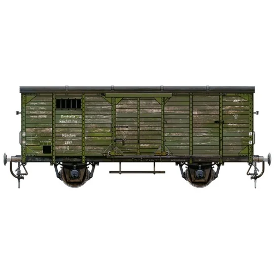 GERMAN RAILWAY COVERED G10 WAGON GEDECKTER GÜTERWAGEN G10, 1/35 - A...