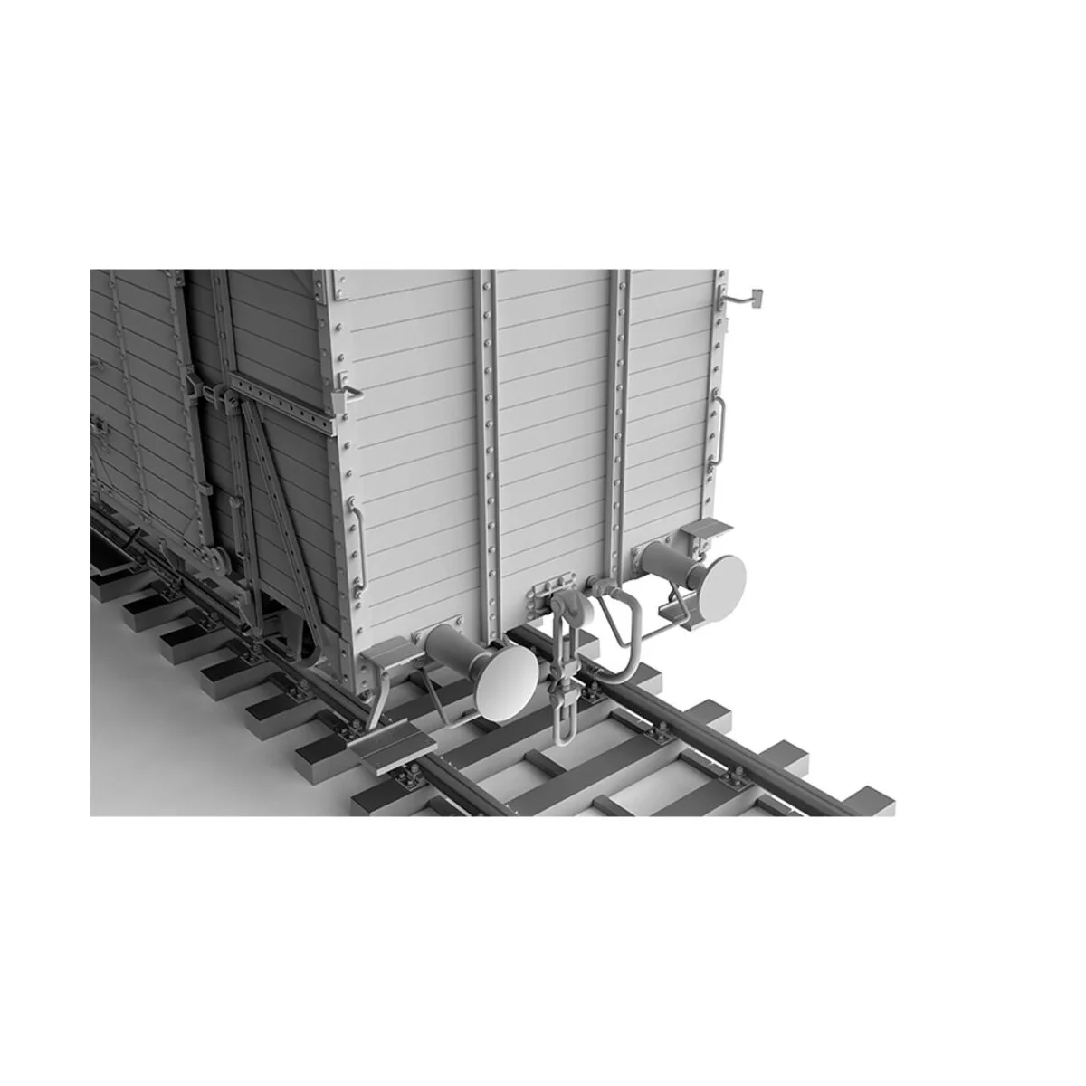 GERMAN RAILWAY COVERED G10 WAGON GEDECKTER GÜTERWAGEN G10 1/35 - AK...