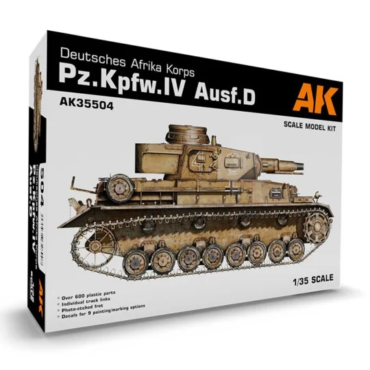 Pz.Kpfw.IV Ausf.D Deutsche Afrkia Korps - AK Interactive AK35504