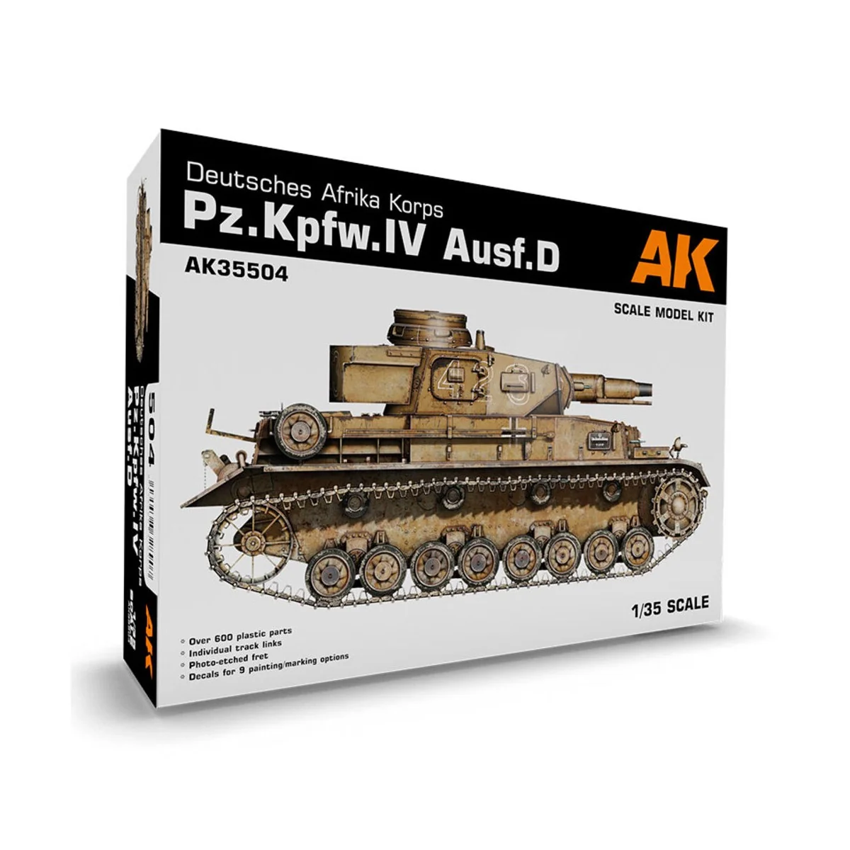 Pz.Kpfw.IV Ausf.D Deutsche Afrkia Korps, 1/35 - AK Interactive AK35504