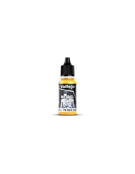 Model Color: 027 - Flat Yellow 18 ml - Vallejo 70953