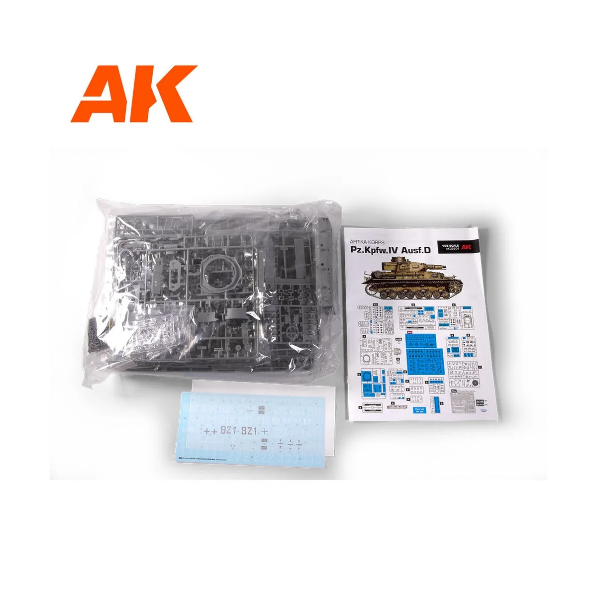 Pz.Kpfw.IV Ausf.D Deutsche Afrkia Korps, 1/35 - AK Interactive AK35504