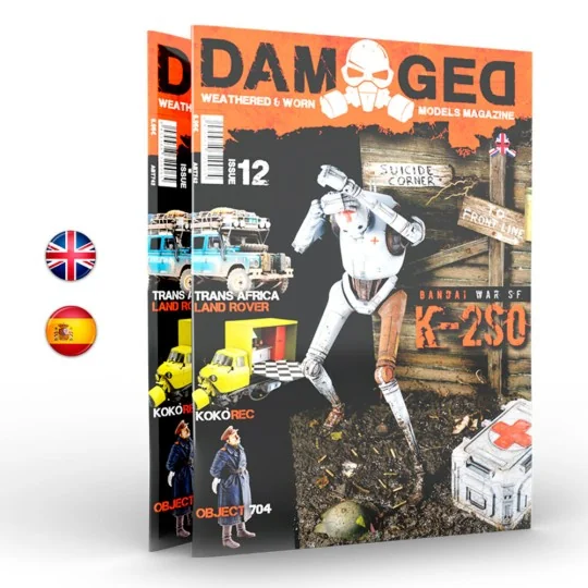 DAMAGED, Worn and Weathered Models Magazine - 12 (English) - AK Int...