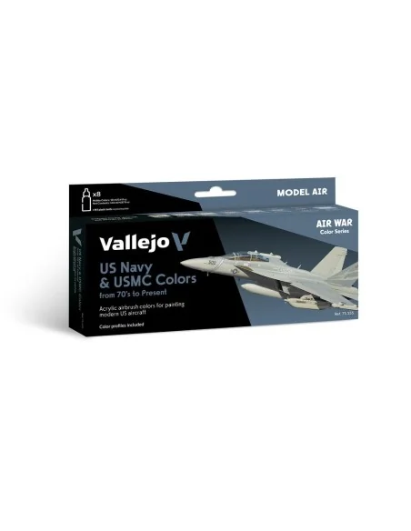 Model Air: US Navy & USMC Colors from 70's to present 18 ml - Valle...