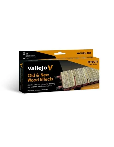 Model Air: Old And New Wood Effects by Scratchmod 18 ml - Vallejo 7...
