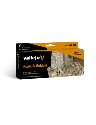 Model Air: Ruins & Rubble 18 ml - Vallejo 71214