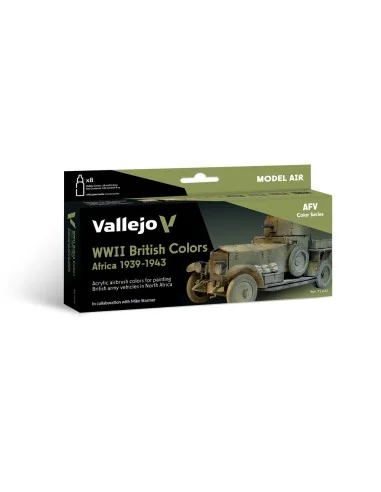 Model Air: WWII British Colors Africa 19391943 18 ml - Vallejo 71622