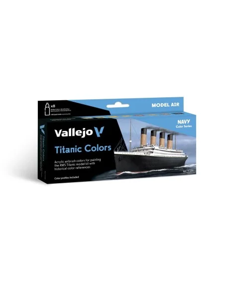 [NO_DESC] Model Air: Titanic Colors 18 ml - Vallejo 71646