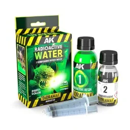 RESIN RADIOACTIVE WATER COMPONENTS EPOXY RESIN 180 ML - AK Interact...