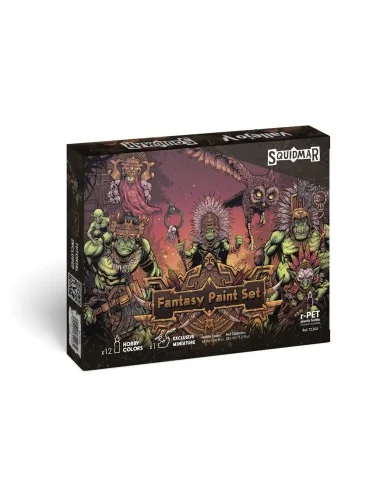 Game Color: Fantasy Paint Set by Squidmar Miniatures 18 ml - Vallej...