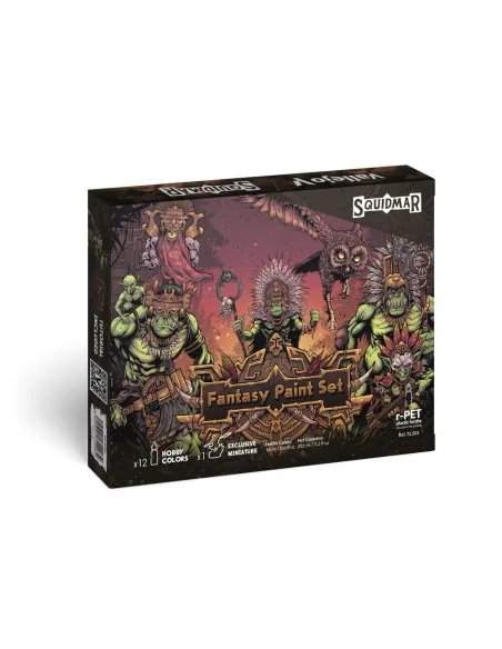 Game Color: Fantasy Paint Set by Squidmar Miniatures 18 ml - Vallej...
