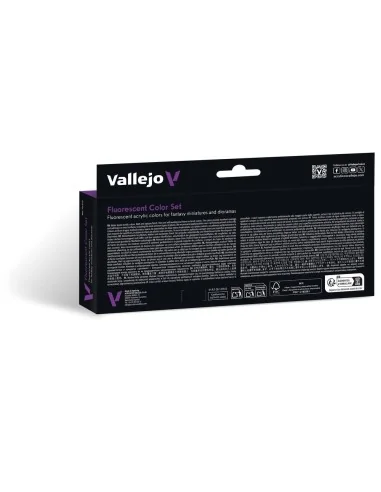 Game Color: Fluorescent Color Set 18 ml - Vallejo 72214