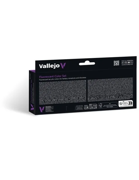 Game Color: Fluorescent Color Set 18 ml - Vallejo 72214