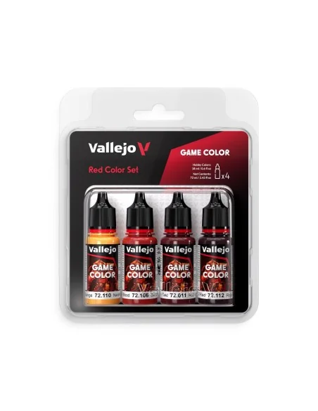 Game Color: Red Color Set 18 ml - Vallejo 72377