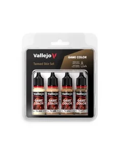 Game Color: Tanned Skin Set 18 ml - Vallejo 72380