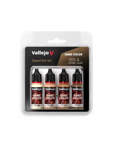 Game Color: Tanned Skin Set 18 ml - Vallejo 72380