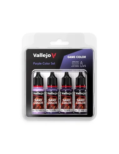 Game Color: Purple Color Set 18 ml - Vallejo 72382