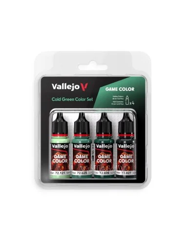 Game Color: Cold green Color Set 18 ml - Vallejo 72383