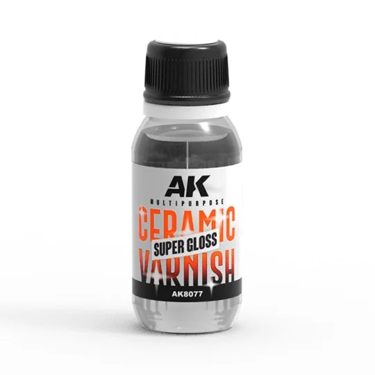 MULTIPURPOSE CERAMIC VARNISH (SUPER GLOSS) 60ml - AK Interactive AK...
