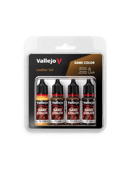 [NO_DESC] Game Color: Leather Set 18 ml - Vallejo 72385