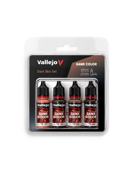 Game Color: Dark Skin Set 18 ml - Vallejo 72387