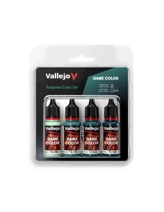 Game Color: Turquoise Color Set 18 ml - Vallejo 72390