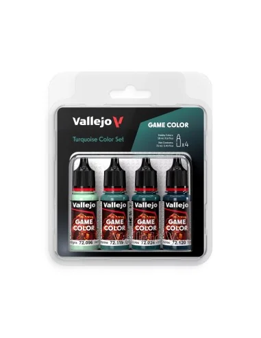 [NO_DESC] Game Color: Turquoise Color Set 18 ml - Vallejo 72390