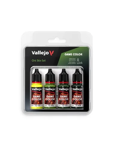 Game Color: Ork Skin Set 18 ml - Vallejo 72391