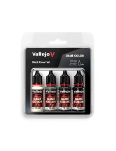 Game Color: Black Color Set 18 ml - Vallejo 72393