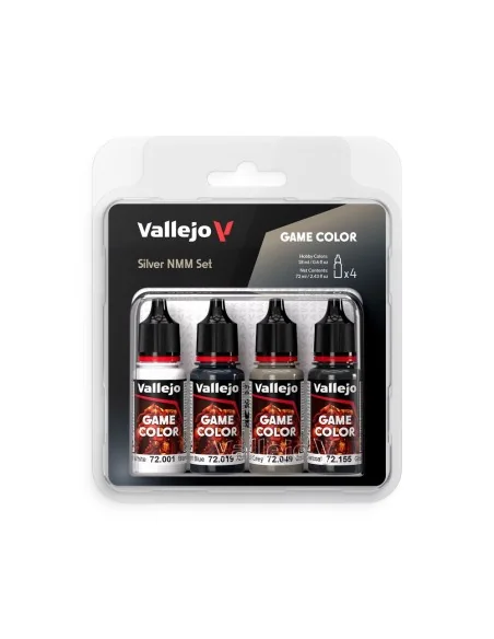 [NO_DESC] Game Color: Silver NMM Set 18 ml - Vallejo 72394