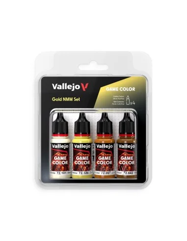 [NO_DESC] Game Color: Gold NMM Set 18 ml - Vallejo 72395
