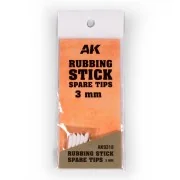 RUBBING STICK SPARE TIPS 3 MM - AK Interactive AK9318