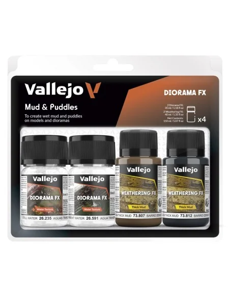 Diorama FX: Mud & Puddles 35 ml - Vallejo 73189