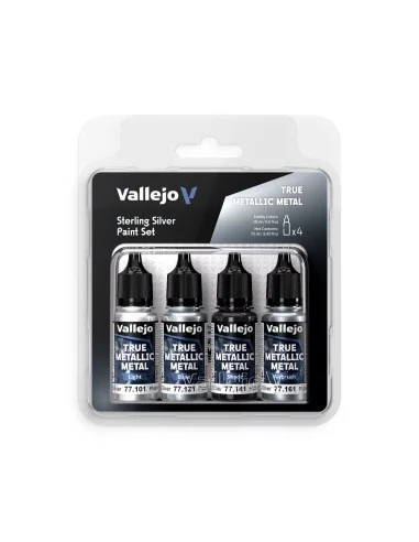 True Metallic Metal: Sterling Silver - Vallejo 77251