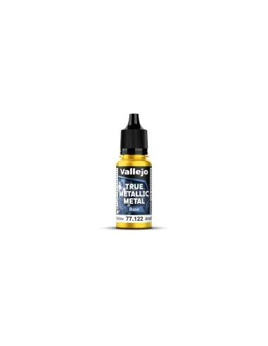 True Metallic Metal: Radiant Yellow Paint Set (4) - Vallejo 77259