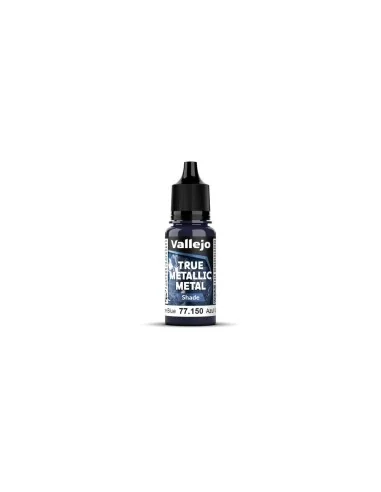 True Metallic Metal: Ultramarine Blue Paint Set (4) - Vallejo 77263
